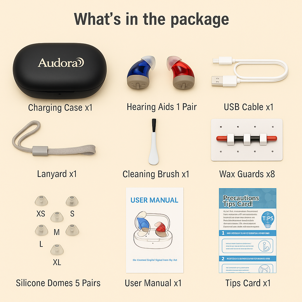 Audora™ Comfort Hearing Aids