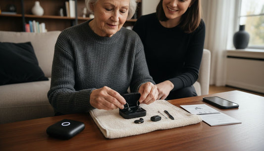 unpacking hearing aids